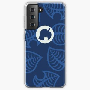 Dark Blue Nook Phone Inspired Design Samsung Galaxy Soft Case RB3004product Offical Animal Crossing Merch