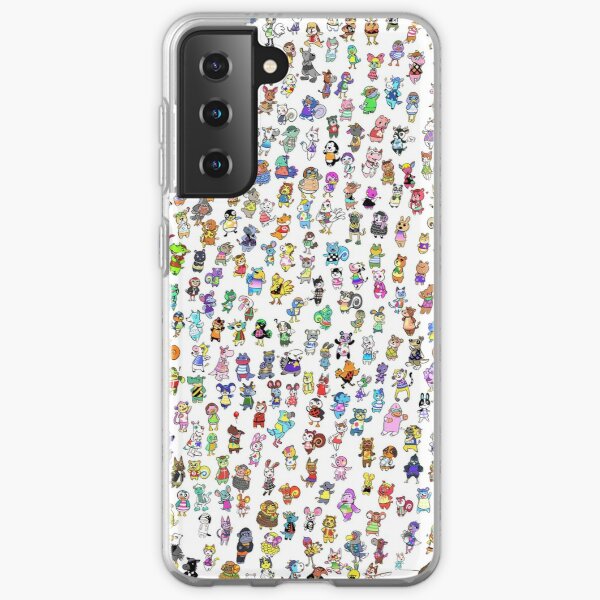 Animal Crossing New Leaf - All Villagers Samsung Galaxy Soft Case RB3004product Offical Animal Crossing Merch