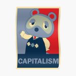 Animal Crossing Tom Nook/ Tanukichi Capitalism Design Poster RB3004product Offical Animal Crossing Merch