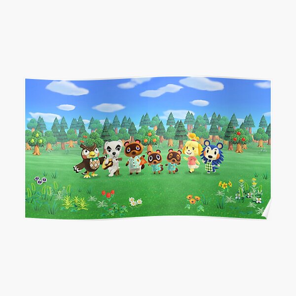 Original Animal Crossing Mug Poster RB3004product Offical Animal Crossing Merch