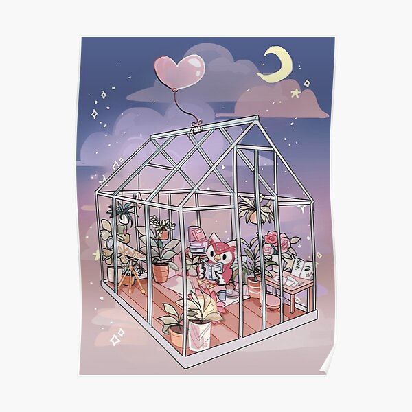 Celeste At Home - Animal Crossing Inspired Artwork Poster RB3004product Offical Animal Crossing Merch