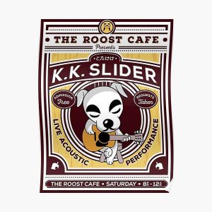 THE ROOST CAFE KKSLIDER Poster RB3004product Offical Animal Crossing Merch