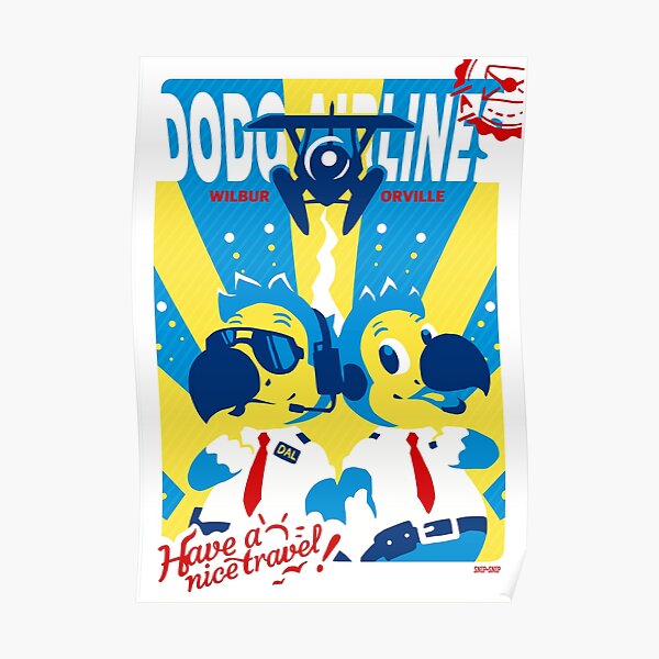 Dodo Airlines Poster RB3004product Offical Animal Crossing Merch