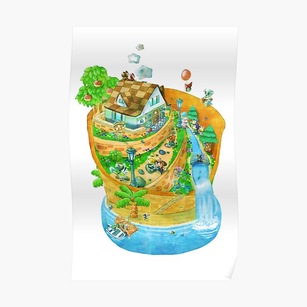 Animal Crossing New Leaf Poster RB3004product Offical Animal Crossing Merch