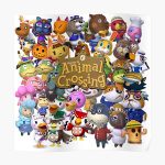 Animal Crossing Collage Poster RB3004product Offical Animal Crossing Merch
