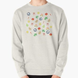 Animal Crossing Logo Pattern Pullover Sweatshirt RB3004product Offical Animal Crossing Merch