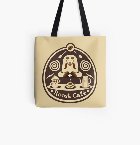Roost Cafe All Over Print Tote Bag RB3004product Offical Animal Crossing Merch