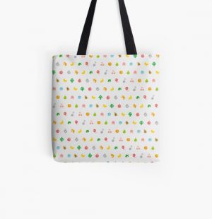 ANIMAL CROSSING HHD PATTERN All Over Print Tote Bag RB3004product Offical Animal Crossing Merch