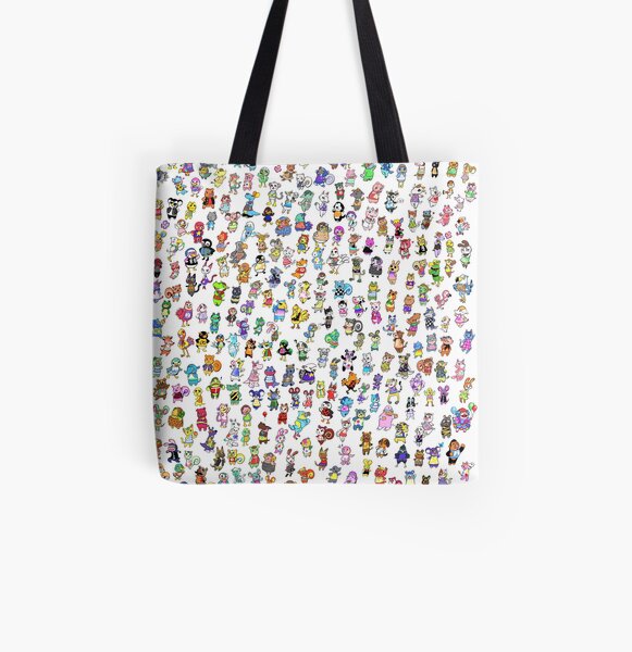 Animal Crossing New Leaf - All Villagers All Over Print Tote Bag RB3004product Offical Animal Crossing Merch