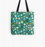 Happy Town All Over Print Tote Bag RB3004product Offical Animal Crossing Merch