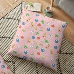 Animal Crossing Icons v.2  Floor Pillow RB3004product Offical Animal Crossing Merch