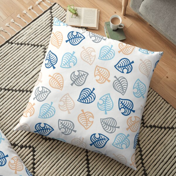 Animal Crossing Motif Blue Floor Pillow RB3004product Offical Animal Crossing Merch