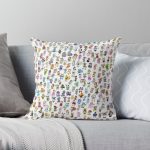 Animal Crossing New Leaf - All Villagers Throw Pillow RB3004product Offical Animal Crossing Merch