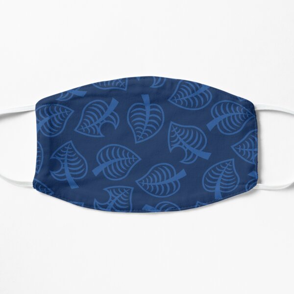 Dark Blue Nook Phone Inspired Design Flat Mask RB3004product Offical Animal Crossing Merch
