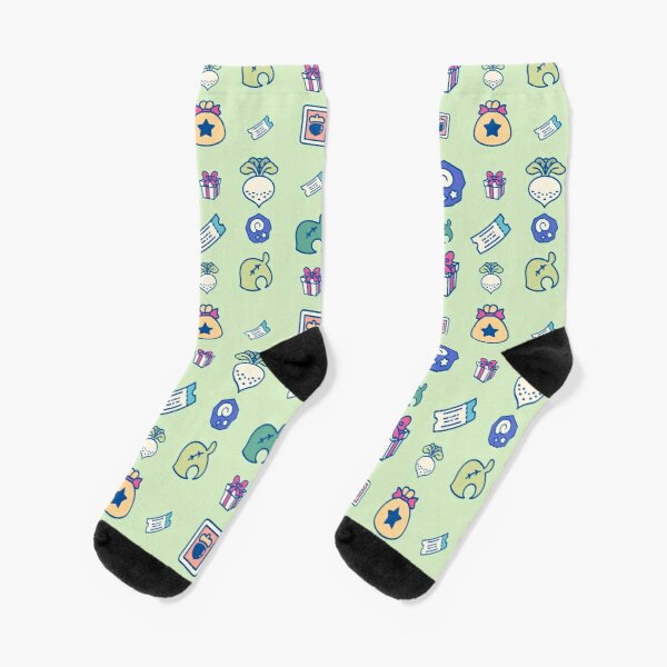 Animal crossing repeating pattern Socks RB3004product Offical Animal Crossing Merch