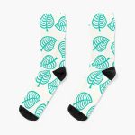 Island Life Pattern | Animal Crossing New Horizons Inspired Pattern Socks RB3004product Offical Animal Crossing Merch