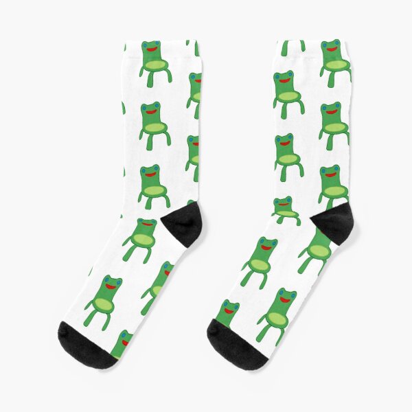 Froggy Chair Socks RB3004product Offical Animal Crossing Merch