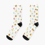 Animal Crossing Pattern white/clear Socks RB3004product Offical Animal Crossing Merch
