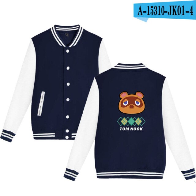 Animal Crossing Baseball Uniform Fleece Jacket Women Men Harajuku Streetwear Hip Hop Long Sleeve Tom Nook 13.jpg 640x640 13 - Animal Crossing Shop