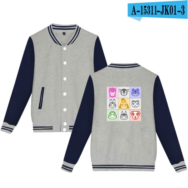 Animal Crossing Baseball Uniform Fleece Jacket Women Men Harajuku Streetwear Hip Hop Long Sleeve Tom Nook 8.jpg 640x640 8 - Animal Crossing Shop