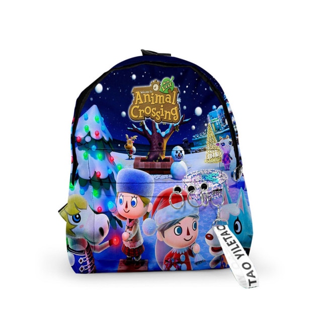 Animal Crossing School Bags Backpack Women Canvas Bag Leaf Tom Nook Bag Girls Travel Bag Mochila 13.jpg 640x640 13 - Animal Crossing Shop