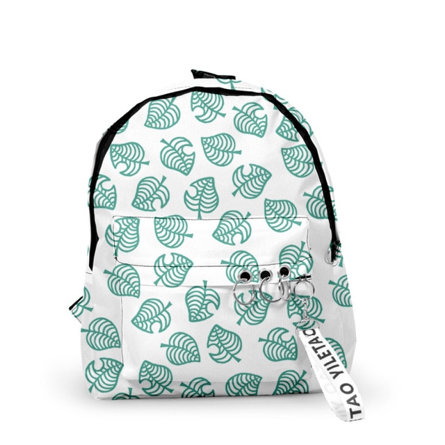Animal Crossing School Bags Backpack Women Canvas Bag Leaf Tom Nook Bag Girls Travel Bag Mochila 15.jpg 640x640 15 - Animal Crossing Shop